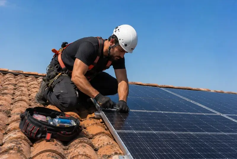 Maintenance et monitoring de panneaux solaires à Pardies