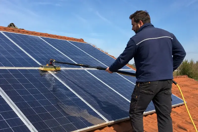 Nettoyage et entretien de panneaux solaires à Pardies